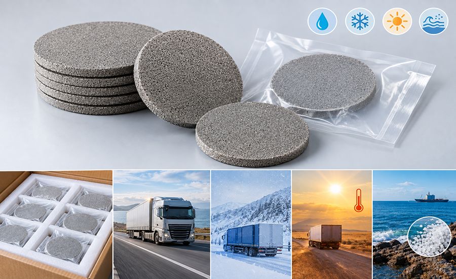 Sintered Disc Packing | NAVI Titanium Sintered Disc Packing | NAVI Titanium